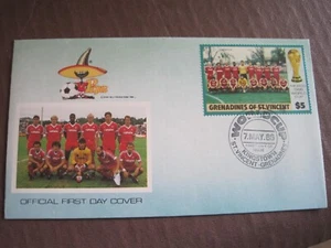 Grenadines 1986 FDC Mexico '86 World Cup, Canada 10-6 - Picture 1 of 1