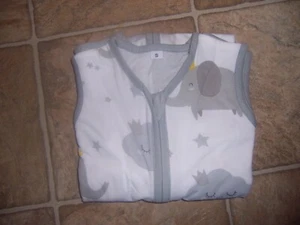Saco de dormir ligero de algodón de verano Tillyou talla pequeña 0-6 meses - Imagen 1 de 1