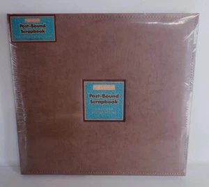 Scrapbook 12x12 Inch Brown Post Bound By Portafolia Brand New! - Picture 1 of 4
