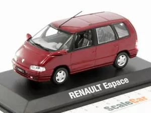 Renault Espace II 2.2i MPV 1992 J63 Malaga Red Norev Dealer Box 7711575953 - Bild 1 von 3