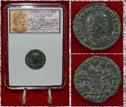 Pièce de monnaie Ancien Empire romain CONSTANTIUS II deux soldats romains "Gloire de l'Armée"