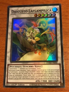 Carte Yu Gi Oh ! '' DAIGUSTO LAPLAMPILICA '' DAMA-FR040 (Super RARE) NEUVE - Foto 1 di 2