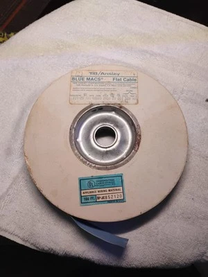 T&B Ansley Blue Macs Flat Cable 171-20 Spool 20 Conductors 28AWG - Image 1 of 3