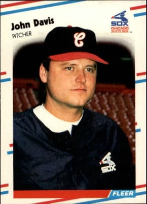 1988 Fleer Update Baseball Card #15 John Davis  - Image 1 of 2