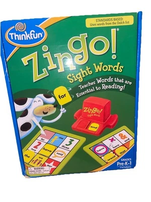 Zingo! Sight Words - Teaches Words Essential To Reading For PreK-1 Grades - Image 1 of 3