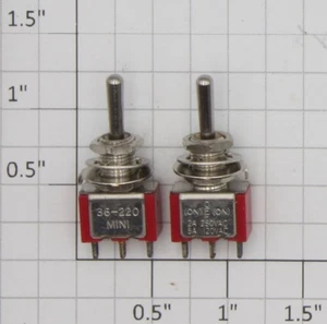Miniatronics 36-220-02 Toggle Switches Miniature - Picture 1 of 2