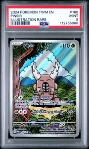 Pokemon Twilight Masquerade 2024 EN ilustración raro #168 Pinsir PSA 9 COMO NUEVO - Imagen 1 de 3