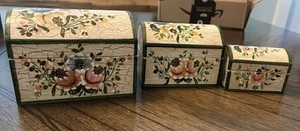 Handbemalte Holzkisten - Bild 1 von 9