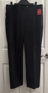 Spanx klassische schwarze polierte Kick Flare Damenhose Größe Large neu mit Etikett* - Bild 1 von 7