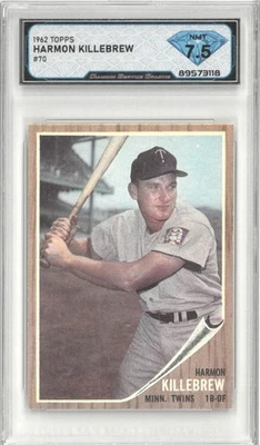 1962 Topps HARMON KILLEBREW #70 💎 DSG 7.5 NM - Image 1 of 2