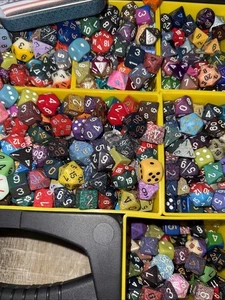 D&D RPG Mixed DICE DIE . All Sides 50 Dice Each Chessex - Bild 1 von 1