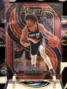 2024-25 PANINI SELECT SHAEDON SHARPE /249 RED SCOPE PRIZM TRAIL BLAZERS SP GL - Picture 1 of 2