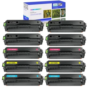 10PK CLT-504S 504 BK C Y M Toner do Samsung CLP-415N CLX-4195 Xpress SL-C1810W - Zdjęcie 1 z 24