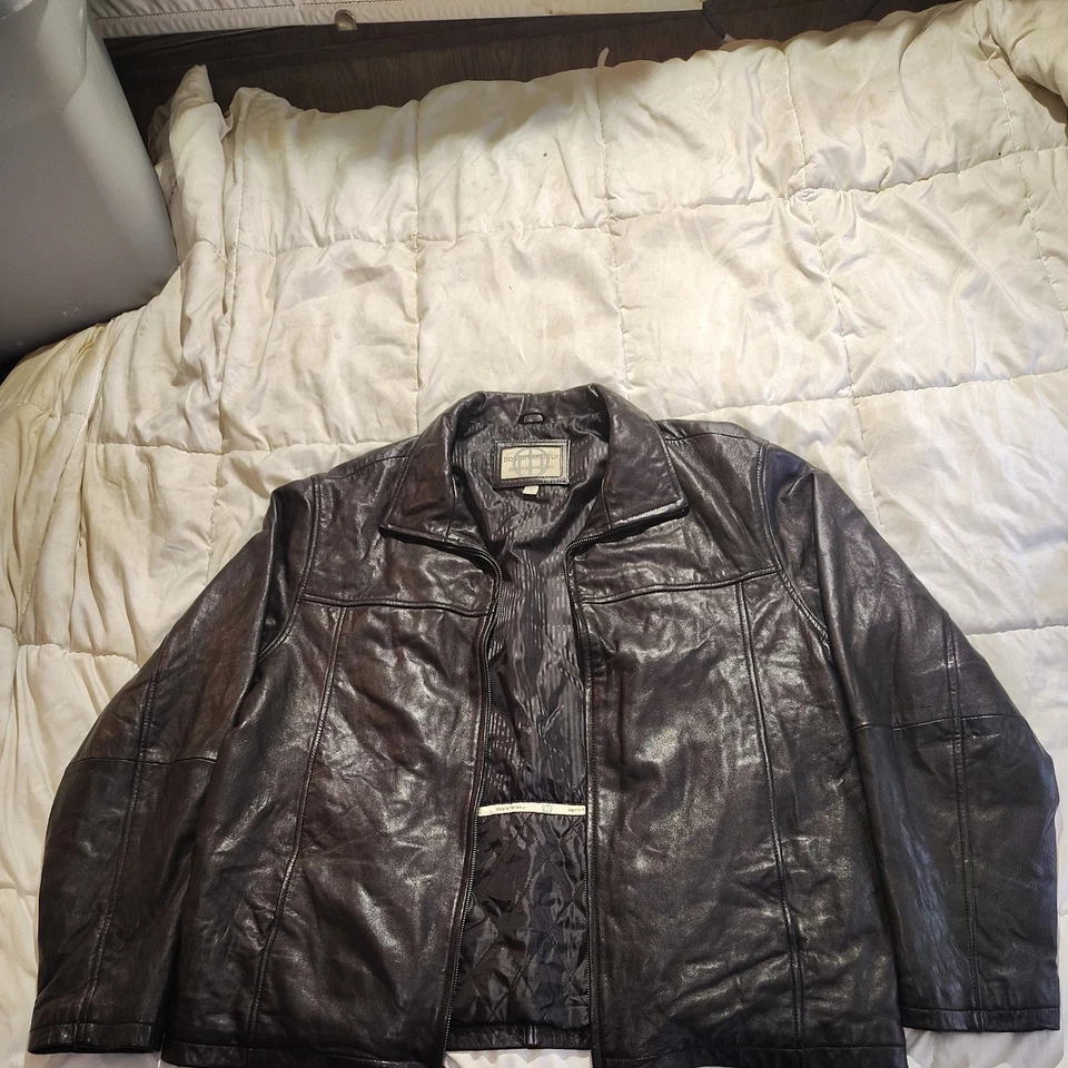 Chaqueta de cuero Boston Harbor New England Foto 1 de 4