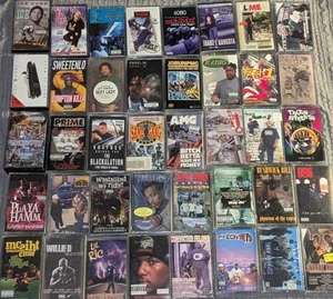 90's Rap 40 Cassette Lot Tapes G-funk Music RARE OOP West Coast Bay Area - Picture 1 of 1
