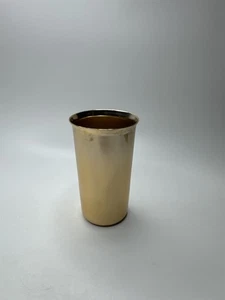Taza de ofrenda de metal dorado vaso de chupito vaso de alcohol - Imagen 1 de 5