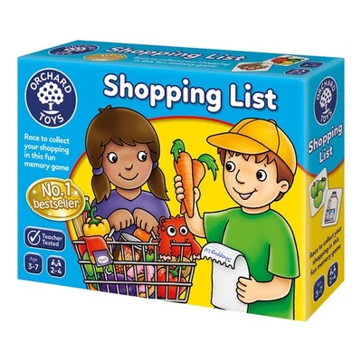 Orchard Toys Shopping List Memory Game - Matching and Memory Games for 3 Year Ol - Image 1 of 4