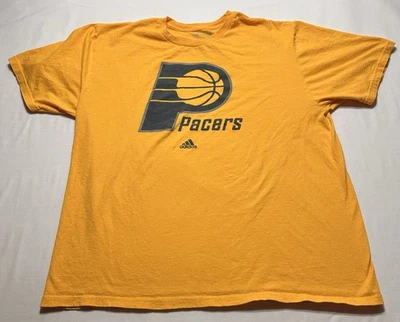 Indiana Pacers Adidas NBA Short Sleeve Shirt Adult Size XL Basketball *READ - Image 1 of 4