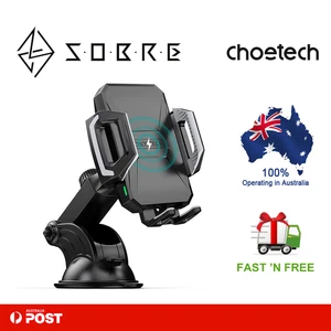 CHOETECH Wireless Car Charger 10W Qi Wireless Charging Car Mount Phone Holder - Picture 1 of 11