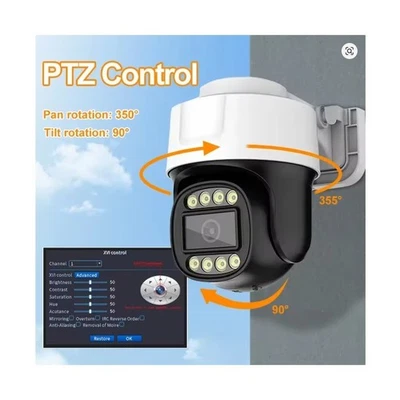 TELECAMERA AHD PTZ MOTORIZZATA FULL COLOR AUDIO - Immagine 1 di 2