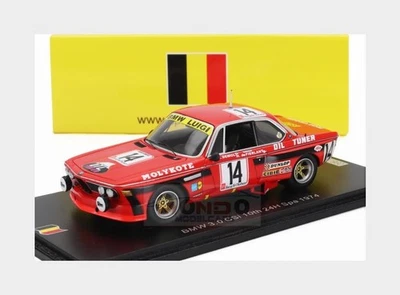 1:43 SPARK Bmw 3.0 Csi #14 Spa 1974 Demol De Fierlant Dieudonne SB637 MMC Foto 1 de 2