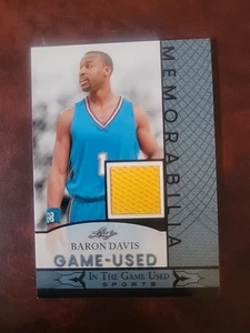 2024 Leaf In The Game Used Sports Memorabilia Baron Davis Jersey - Picture 1 of 2