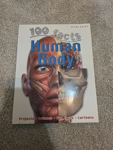 100 Facts HUMAN BODY Book Projects Quizzes Facts Cartoons Miles Kelly Publishing - Imagen 1 de 2