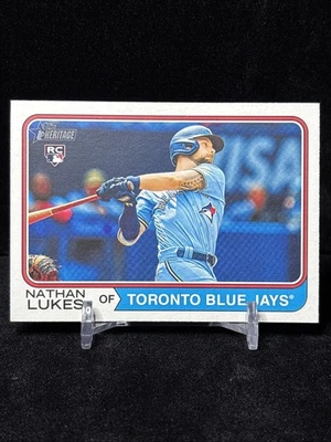2023 Topps Heritage High Number - Nathan Lukes #667 (RC) - Image 1 of 2