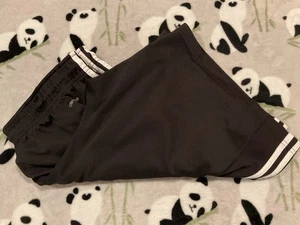 Adidas Men's Large Shorts Climalite Black 3 Stripes Gym Basketball - Picture 1 of 6