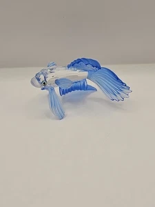 Swarovski Kristall blaue siamesische Kampffische Figur - ohne Karton   - Bild 1 von 12