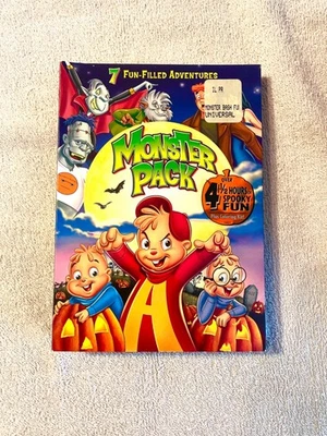 RARE SEALED ALVIN AND THE CHIPMUNKS MONSTER  PACK DVD - HALLOWEEN, ARCHIE COMICS - Image 1 of 4