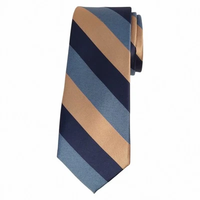 BAR III мужской тонкий галстук синий темно-серый Dalton полоски 2,5 узкий узкий галстук - Изображение 1 из 4