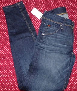 Hudson Damenjeans neu mit Etikett 189 $ Collin Skinny Knöchel blau Größe 25 x 31 Stretch-Klappe - Bild 1 von 3
