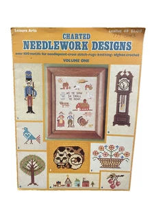 Charted Needlework Designs by Leisure Arts, Volume One, Leaflet 49 100 + Motifs - Picture 1 of 2
