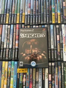 Funda negra original Def Jam Fight for NY + SOLO ilustraciones Playstation 2 PS2 SIN JUEGO - Imagen 1 de 2