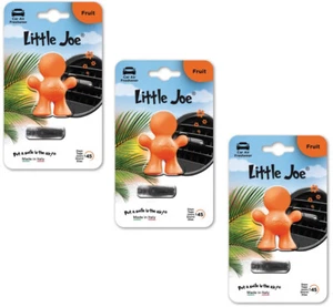 Lufterfrischer 3er Set Little Joe Duftmännchen 3xFruit/Frucht Duftfigur Auto PKW - Picture 1 of 4