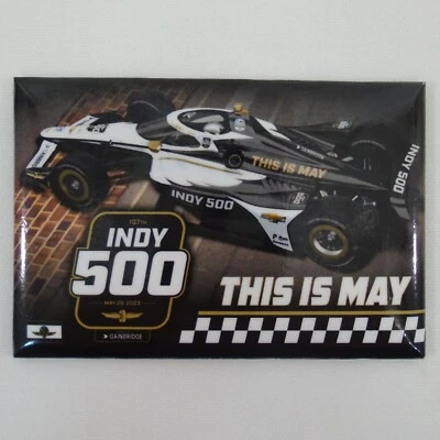 Indianápolis 500 107TH 2023 evento corriendo imán de coleccionista Foto 1 de 4