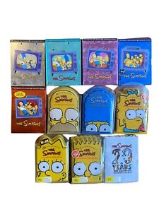 The Simpsons - Seasons 1-10 & 20 - Collectors and Limited Editions Region 4 Vgc