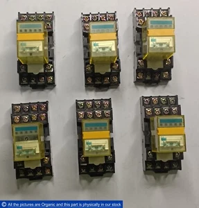 Idec RU4S-NF-D12 Universal Relay RU Ser 4PDT 12VDC W/ SY4S05-A Terminal Lot of 6 - Picture 1 of 14