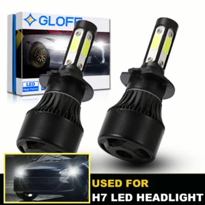 Faro LED H7 1900W bombillas de niebla alta baja + Canbus antiparpadeo sin errores - Imagen 1 de 9