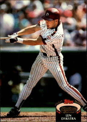 1992 Stadium Club #470 Len Dykstra - NM - Image 1 of 2
