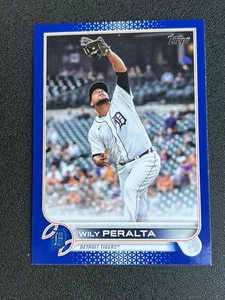 2022 Topps Royal Blue #653 Wily Peralta - Picture 1 of 2