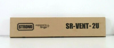 Snap AV/ Strong Vented Blank Panel SR-VENT-2U For Middle Atlantic Racks etc e337 - Image 1 of 2
