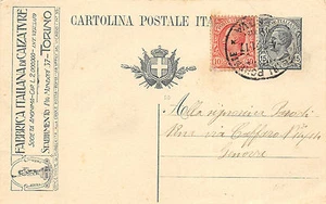 A015) ENTIRE ADVERTISING KINGDOM 15c ITALIAN FOOTWEAR FACTORY TURIN. - Picture 1 of 2