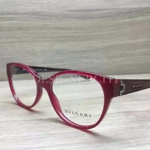 Bvlgari 4106-B-Q 4106 B Q Eyeglasses Cherry Pink 5333 Authentic 54mm - Picture 1 of 5