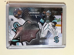 2021-22 Upper Deck Extended Series SPx Finite /2999 Philipp Grubauer #SF-40