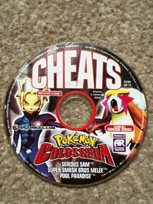 gamecube CHEATS *DISC ONLY* Pokémon Colosseum/Super Smash Melee Action Replay! - Image 1 of 2