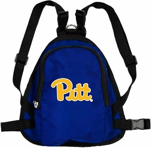 PITTSBURGH PITT PANTHERS DOG CAT PET MINI BACKPACK HARNESS w/LEASH SMALL MEDIUM - Picture 1 of 4