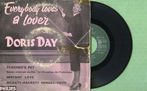 DORIS DAY Teacher's Pet , Instant Love PHILIPS 429.484BE Pressing France 1958 EP - Picture 1 of 5