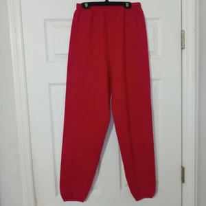 Hanes Eco Smart Red Sweatpants Boys Size XL - Picture 1 of 4